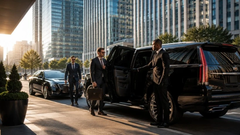 Hourly chauffeur for business meetings and roadshows