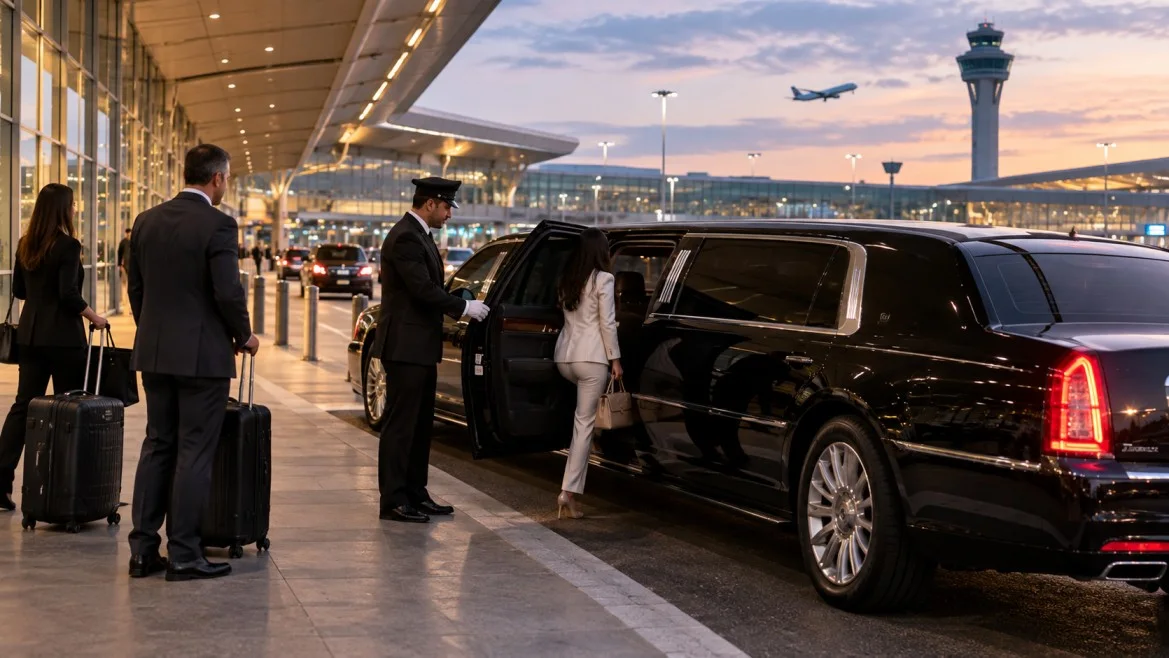 Washington DC airport limousine service for DCA IAD and BWI group transfers