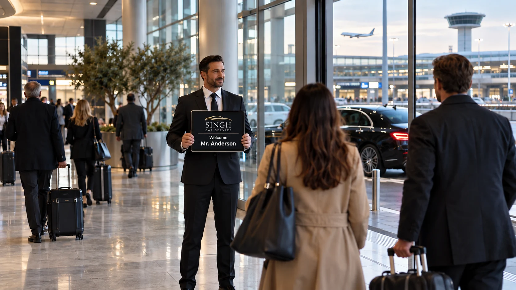 Paris airport chauffeur service for CDG Orly Le Bourget and Beauvais transfers