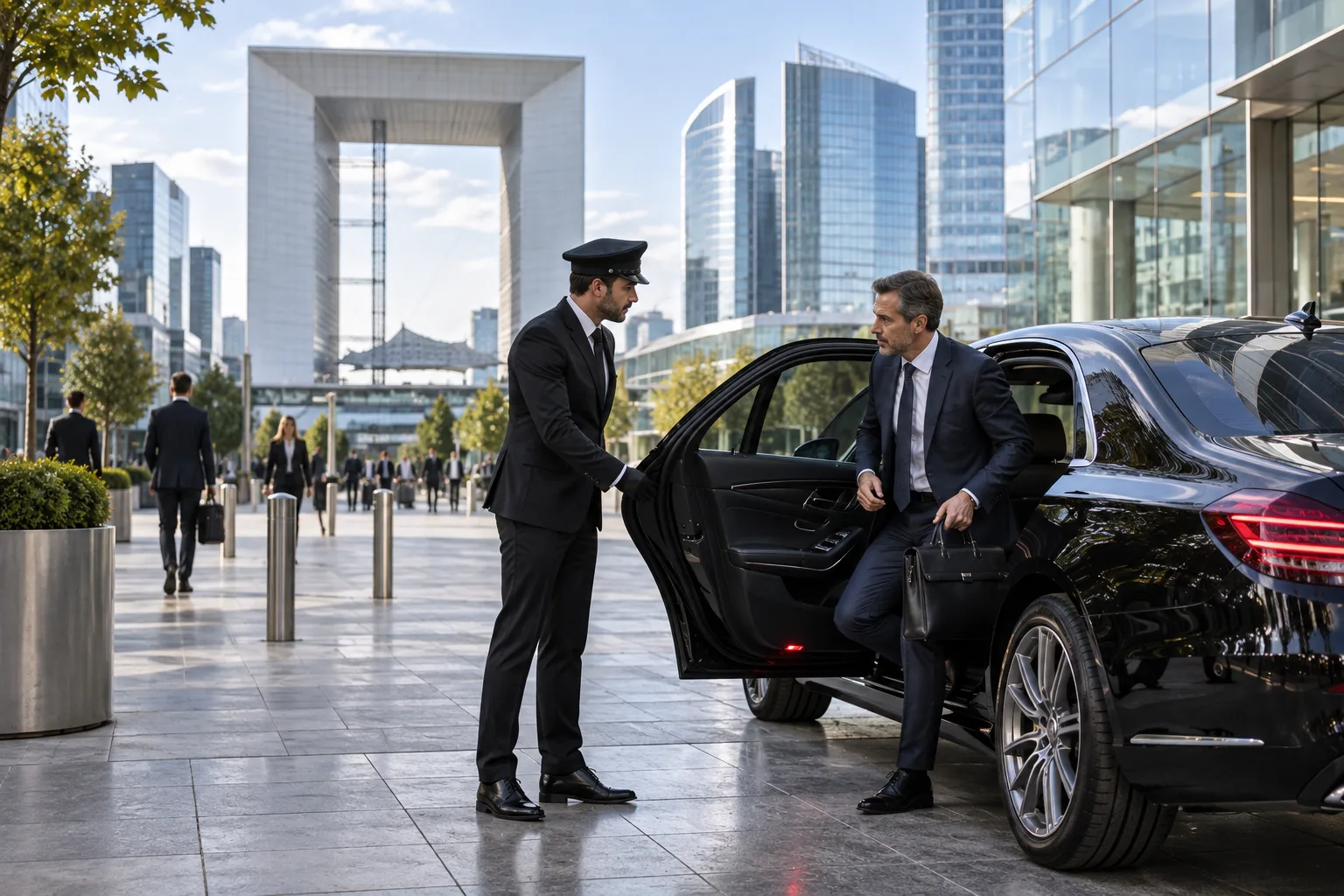 Corporate chauffeur service in La Defense Paris